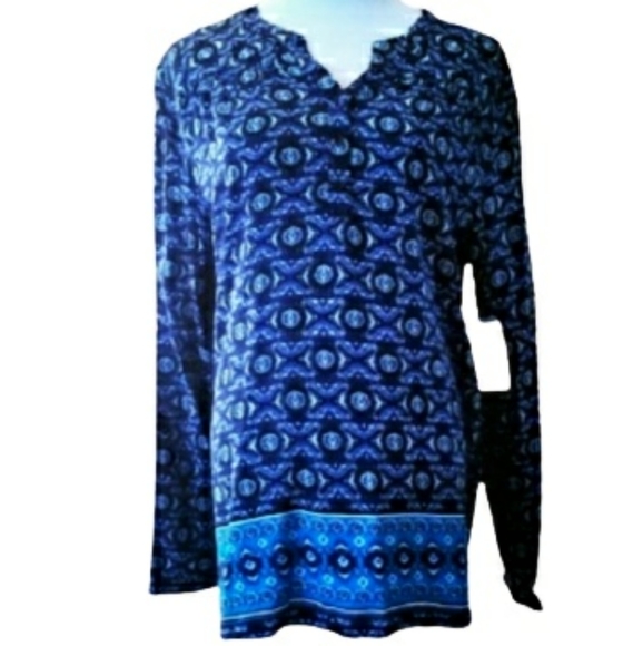 Tops - BOGO 1/2 OFF-LAURA SCOTT Floral Paisley Blouses XL